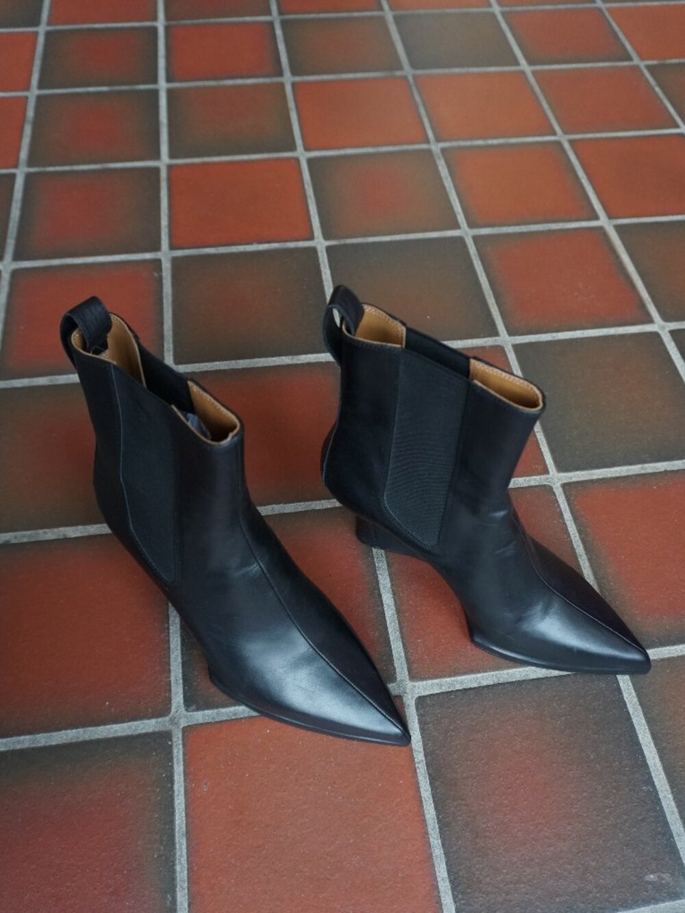 Rag&Bone Eclipse Pointed Toe Wedge Chelsea Boot - Picture 6 of 7